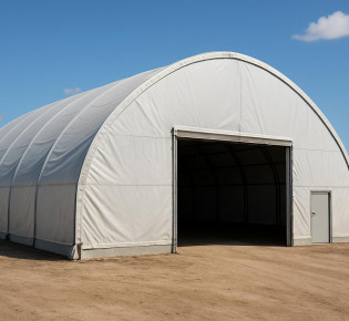Тентовый ангар: разумный выбор для хранения и производства