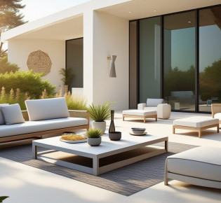 Как создать минималистичную террасу в саду