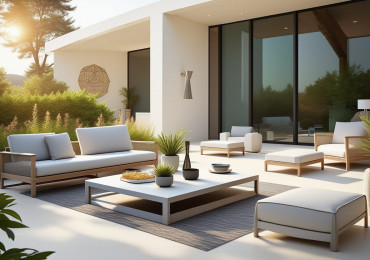 Как создать минималистичную террасу в саду