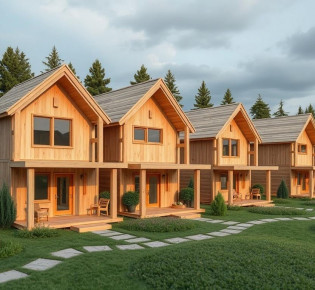 Дома из кело: почему в серебристом лесу рождаются вечные стены