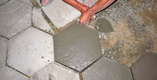 Железная форма для тротуарной плитки