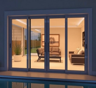 Раздвижные алюминиевые двери: стиль, пространство и простота в одной системе