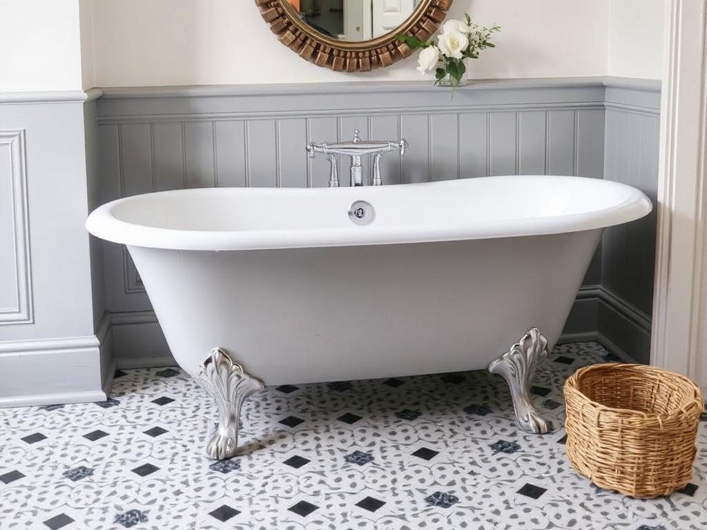 Care for a steel enamel bathtub фото