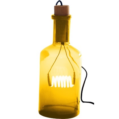 Обустройство: Светильник из бутылок
