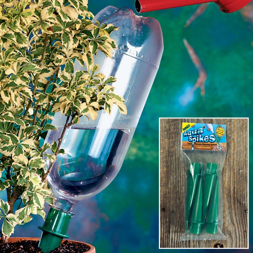 Техника и инструменты для дачи: Капельный полив домашних растений пластиковыми бутылками