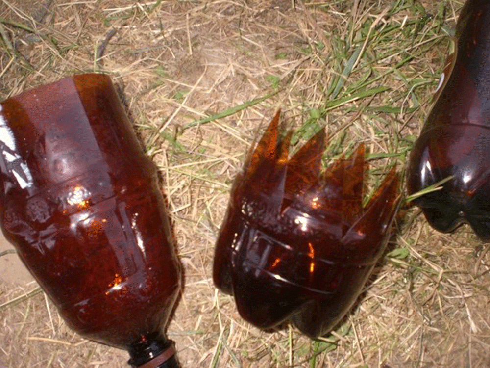 Обустройство: Фигуры из пластиковых бутылок - 7 способов украсить дачу