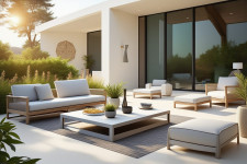 Как создать минималистичную террасу в саду