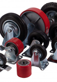 Какие бывают ролики для рохли и большегрузные колеса обрезиненные?