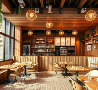 Дизайн кафе и ресторанов – как интерьер влияет на выручку