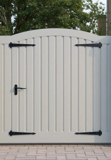 Как сделать ворота и калитку из профлиста