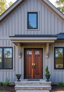 Преимущества фиброцементных панелей для наружной отделки дома