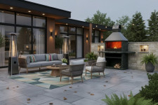 Дачная кухня на открытом воздухе: печь барбекю и зона отдыха