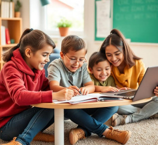 Онлайн-школа с семейными классами: как учиться вместе и не терять семью