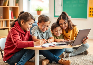 Онлайн-школа с семейными классами: как учиться вместе и не терять семью