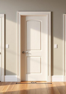 Размеры межкомнатных дверей с коробкой