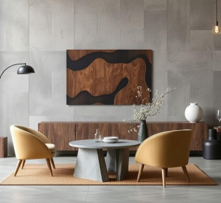 Бетон с характером: мебель и декор, которые живут дольше интерьера