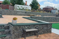 Габионы - камень в сетке