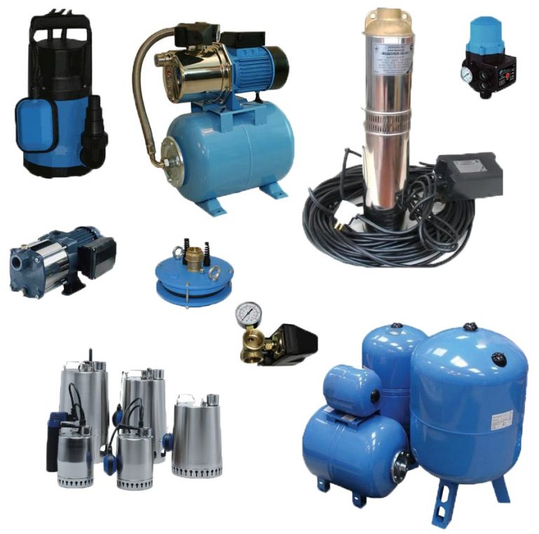 Комплектующие для насосов и насосных станций: виды и особенности