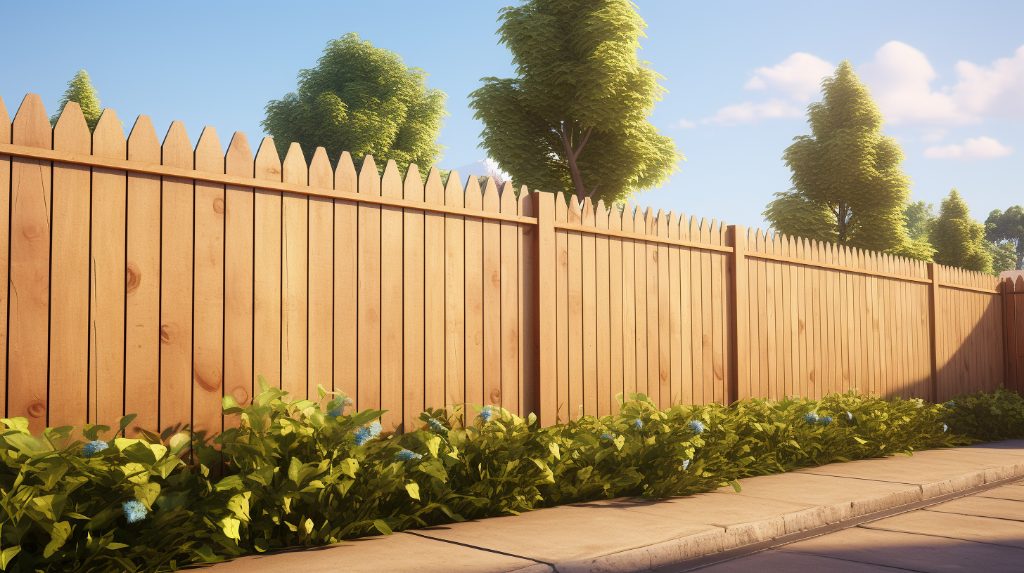 Деревянный забор – классика, воплощенная в природе фото