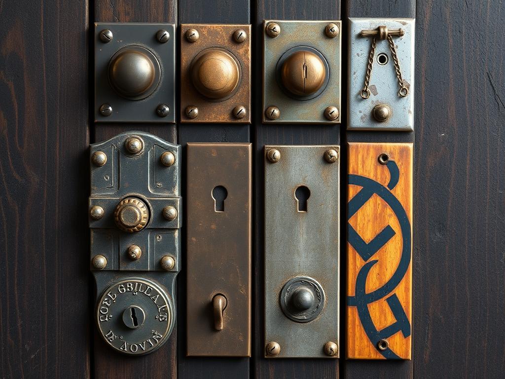 Types of armor plates for different types of locksфото