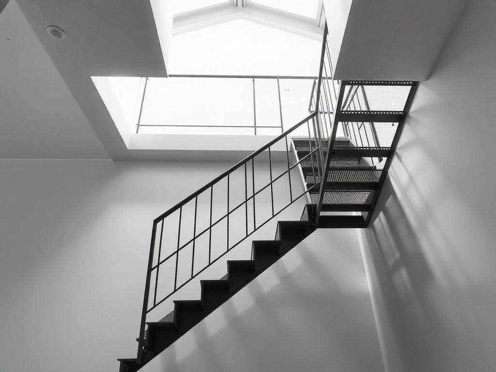 choose a metal staircaseфото
