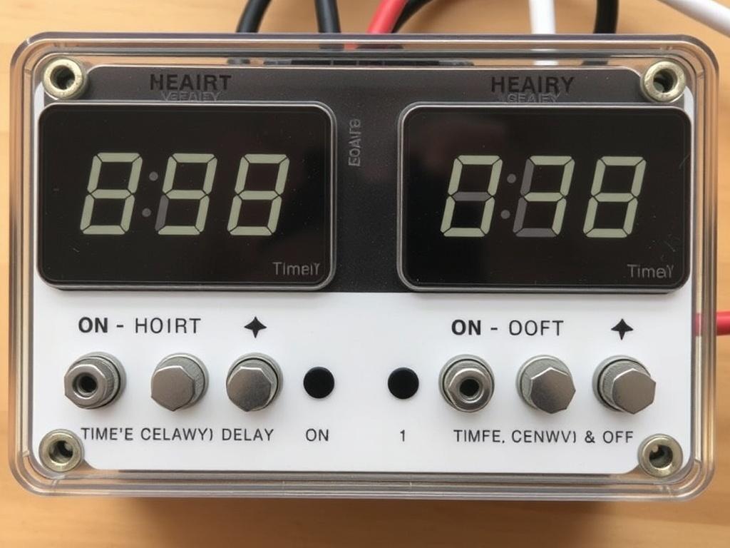 Time-delay relay with on and off delaysфото