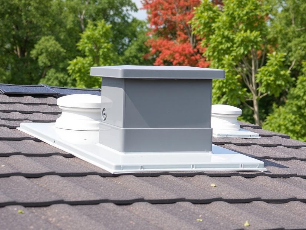 install ventilation outlets on the roofфото
