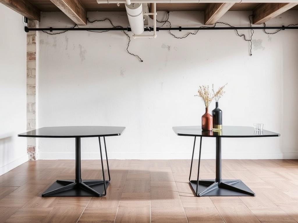 Designer loft-style tablesфото